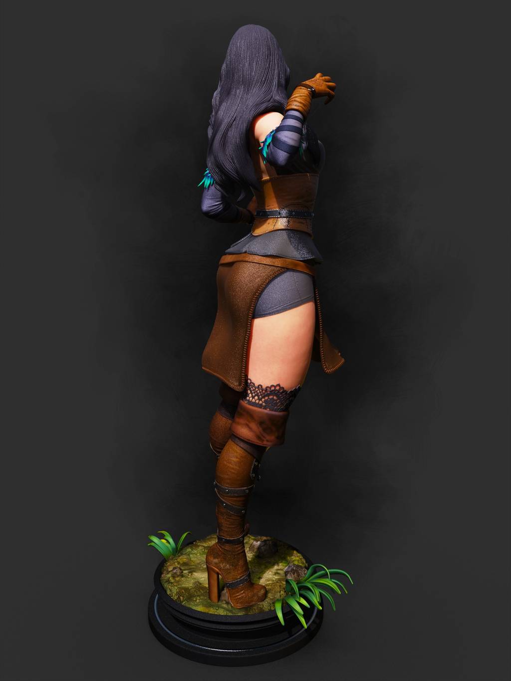 P站图纸印象馆 ABE3D 巫师 叶奈法 ABE3D 巫师 叶奈法