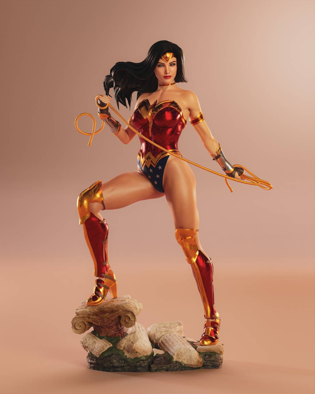 P站图纸印象馆 ABE3D DC漫画 神奇女侠 ABE3D DC漫画 神奇女侠