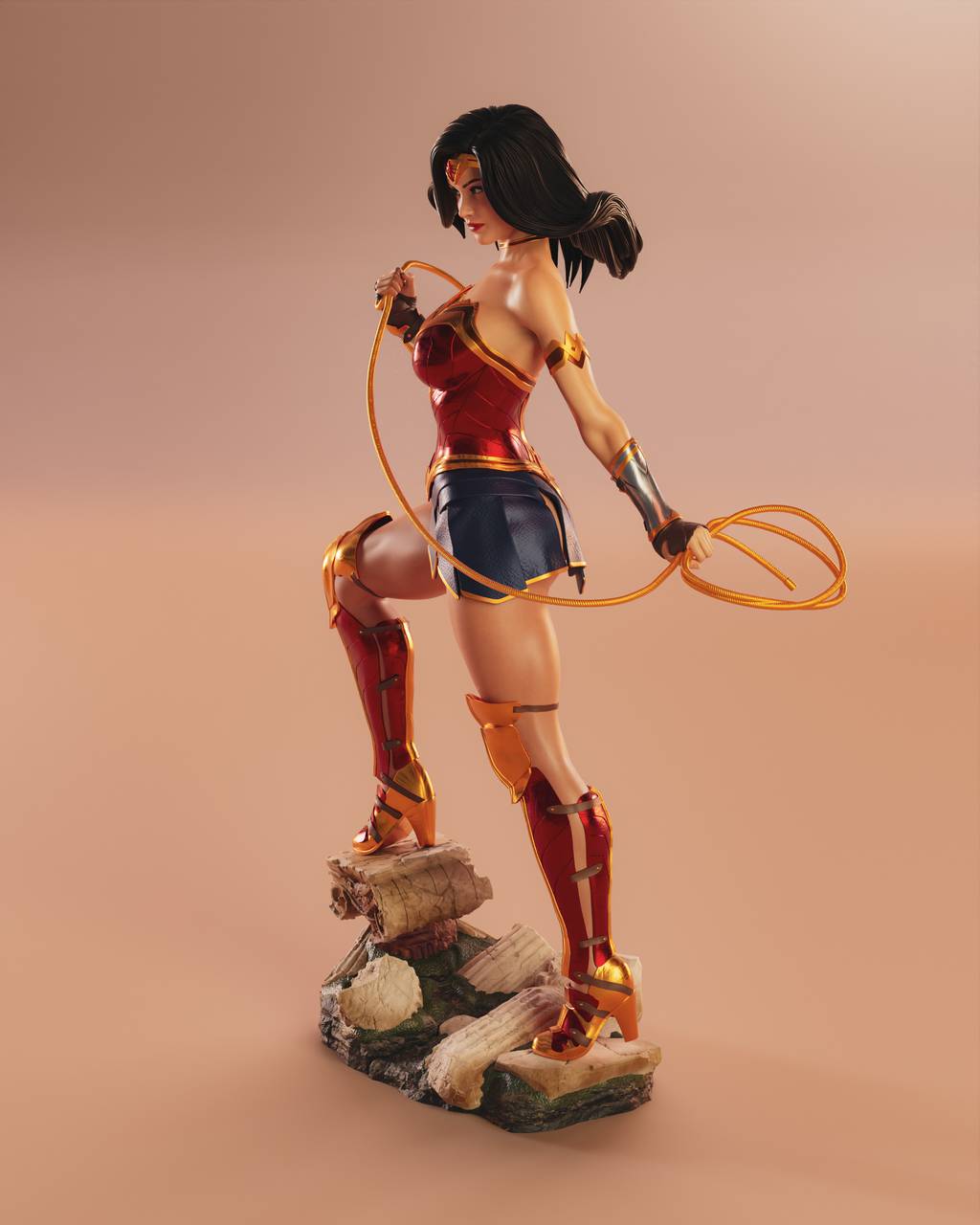 P站图纸印象馆 ABE3D DC漫画 神奇女侠 ABE3D DC漫画 神奇女侠