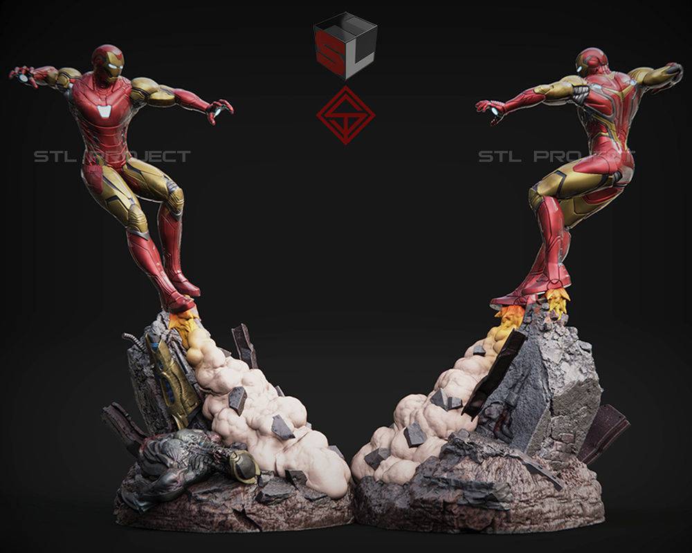 P站图纸印象馆 STL Project 漫威 钢铁侠 STL Project 漫威 钢铁侠