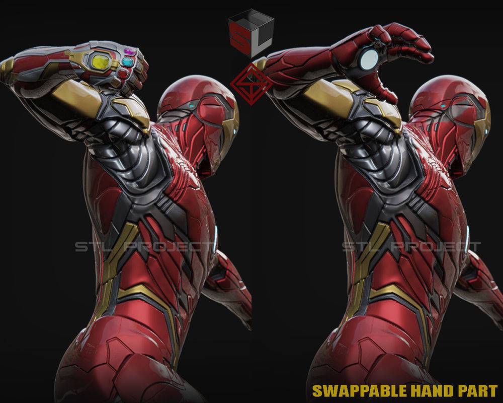 P站图纸印象馆 STL Project 漫威 钢铁侠 STL Project 漫威 钢铁侠