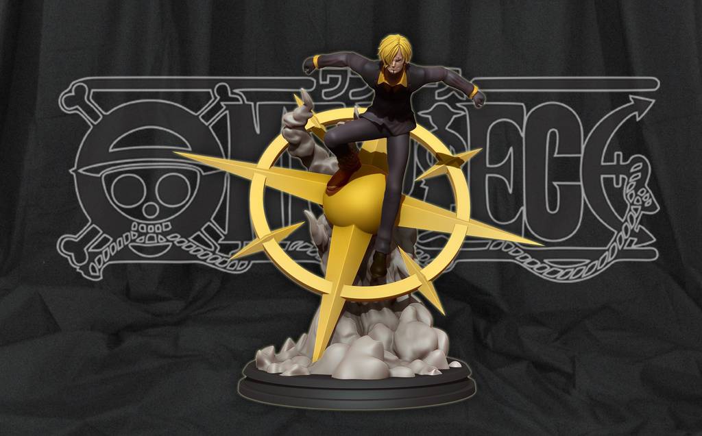 P站图纸印象馆 海贼王 山治 海贼王 山治