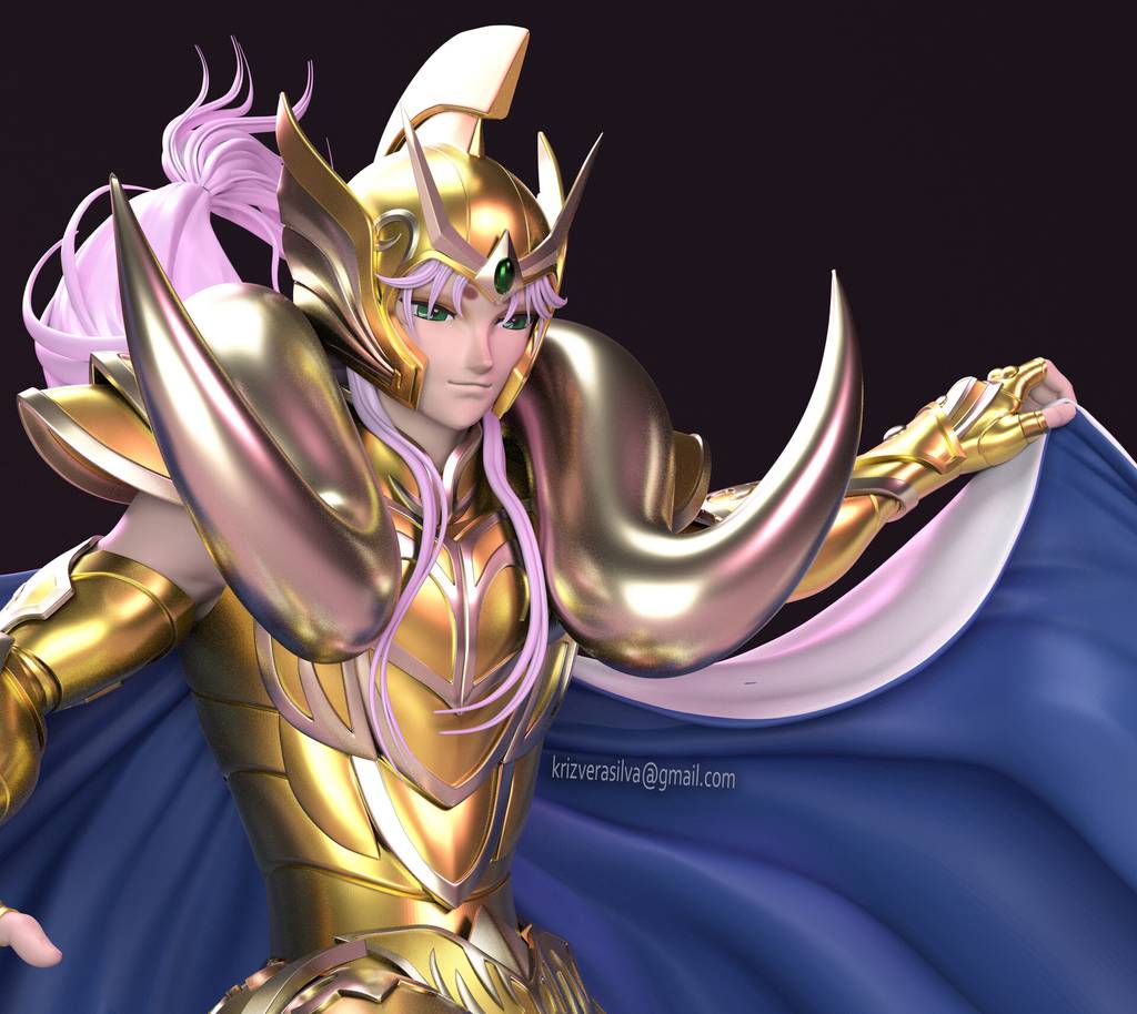 P站图纸印象馆 圣斗士星矢 穆 白羊座 圣斗士星矢 穆 白羊座