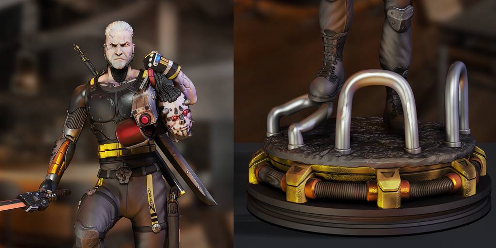 P站图纸印象馆 巫师 杰洛特 巫师 杰洛特