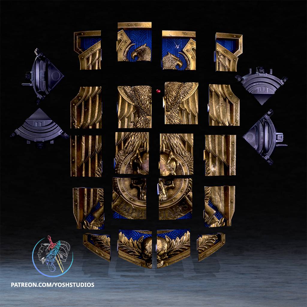 P站图纸印象馆 Yosh 战锤40k 虚空盾 Yosh 战锤40k 虚空盾