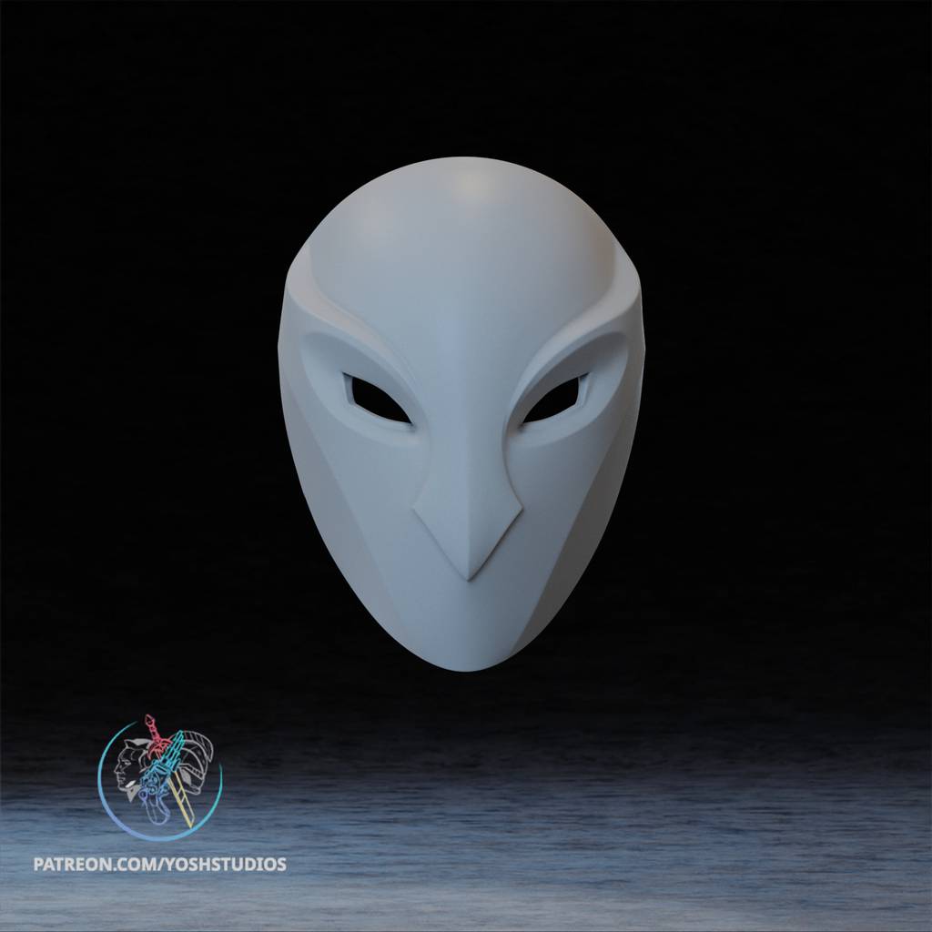 P站图纸印象馆 Yosh 猫头鹰万圣节面具 Yosh 猫头鹰万圣节面具