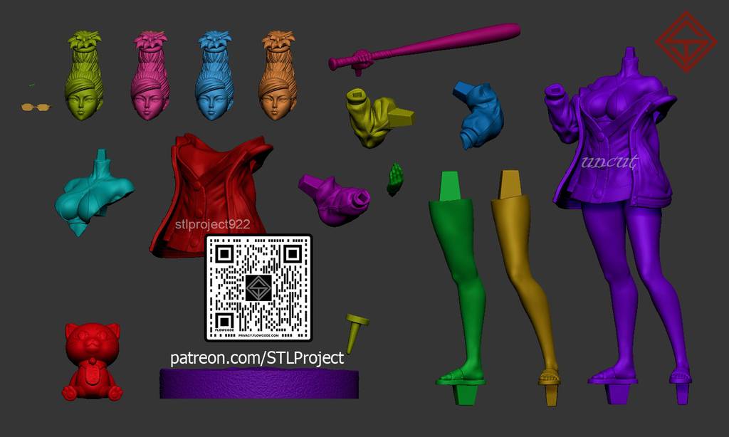 P站图纸印象馆 STL Project 当哒当 绫濑星子 STL Project 当哒当 绫濑星子