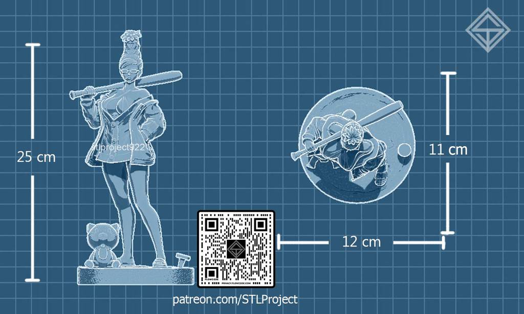 P站图纸印象馆 STL Project 当哒当 绫濑星子 STL Project 当哒当 绫濑星子