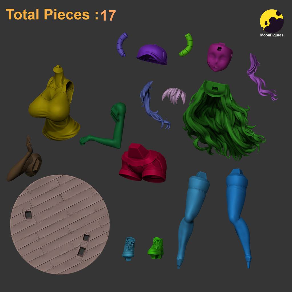 P站图纸印象馆 Moon Figures 小林家的龙女仆 托尔 Moon Figures 小林家的龙女仆 托尔