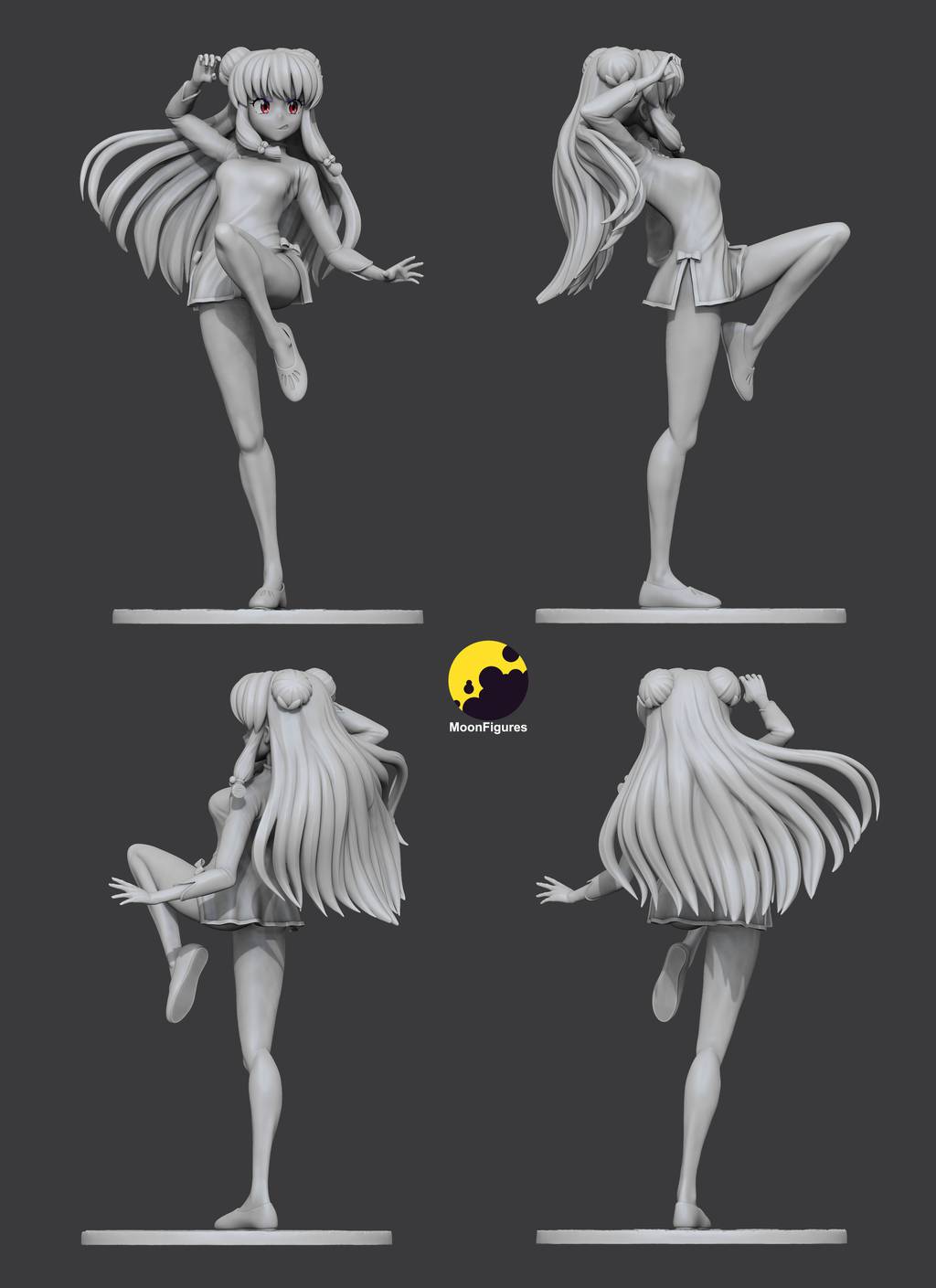 P站图纸印象馆 Moon Figures 乱马 珊撲 Moon Figures 乱马 珊撲