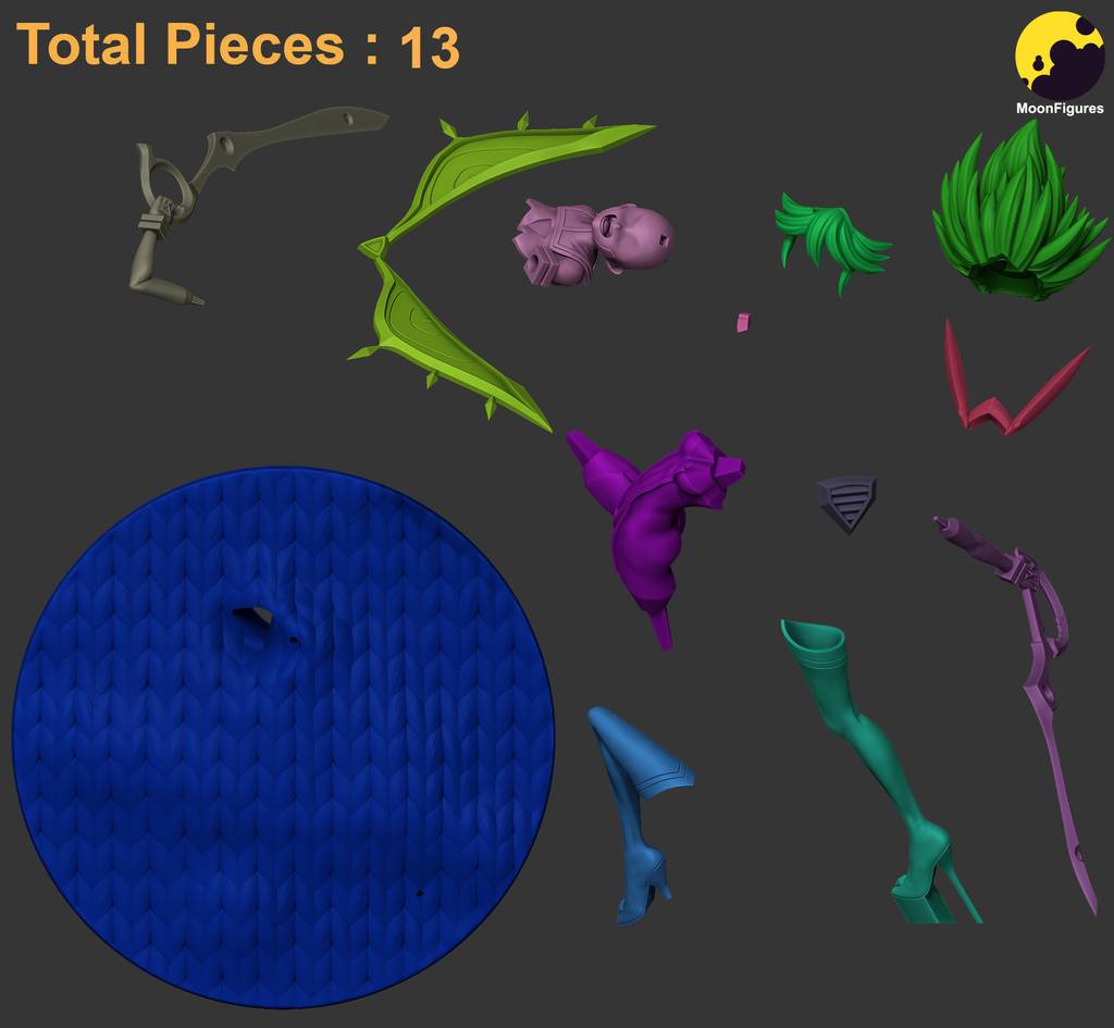 P站图纸印象馆 Moon Figures 斩服少女 缠流子 Moon Figures 斩服少女 缠流子