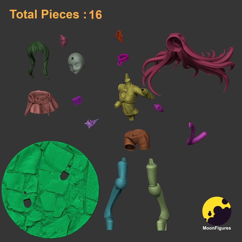 P站图纸印象馆 Moon Figures 异世界魔王与召唤少女的奴隶魔术 蕾姆‧嘉蕾邬 Moon Figures 异世界魔王与召唤少女的奴隶魔术 蕾姆‧嘉蕾邬