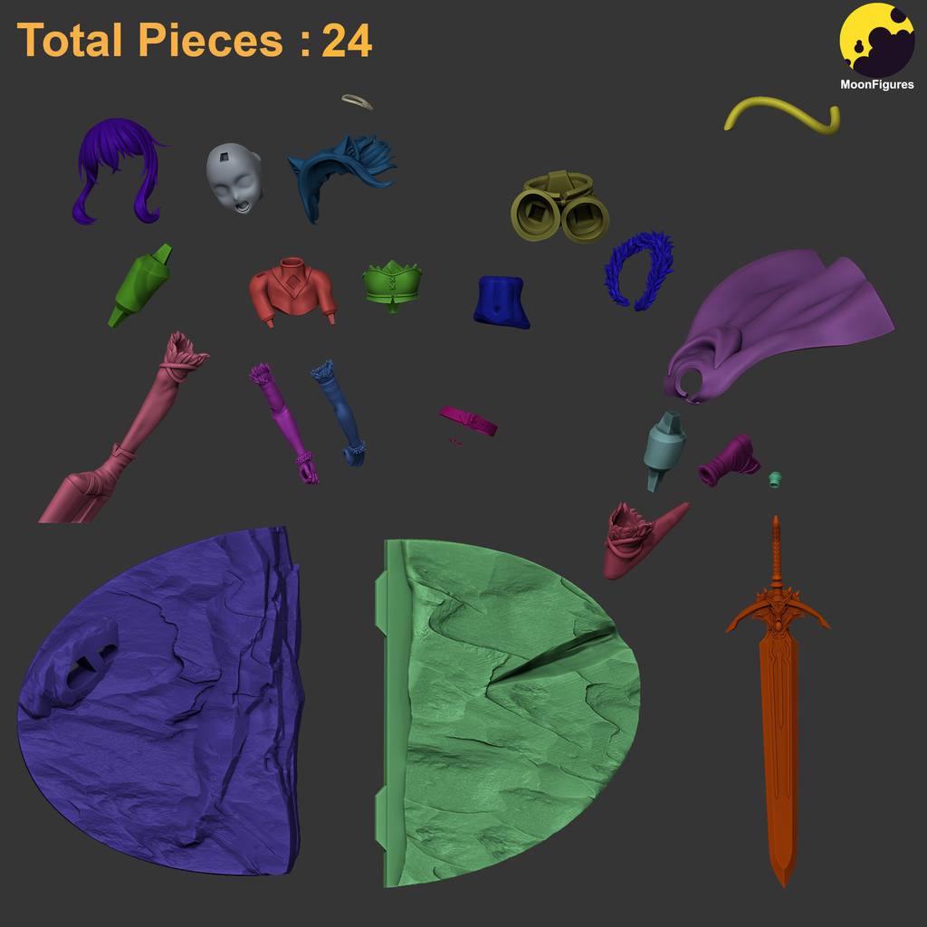 P站图纸印象馆 Moon Figures 转生成为魔剑了 芙兰 Moon Figures 转生成为魔剑了 芙兰