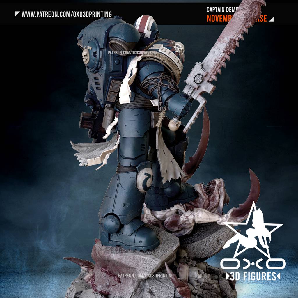 P站图纸印象馆 OXO3D 战锤40K 星际战士 OXO3D 战锤40K 星际战士