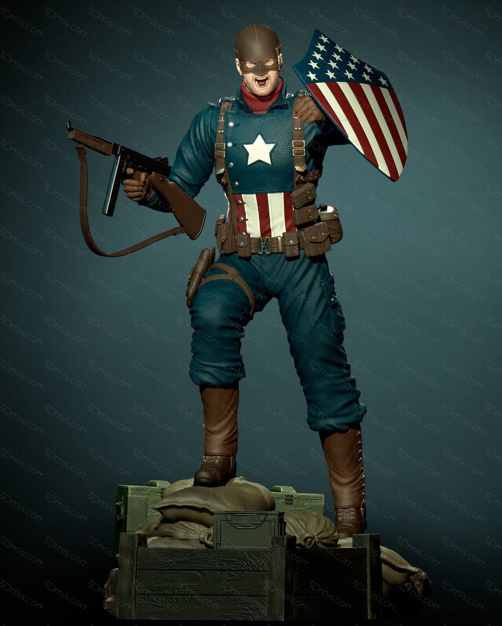 P站图纸印象馆 漫威 美国队长 漫威 美国队长