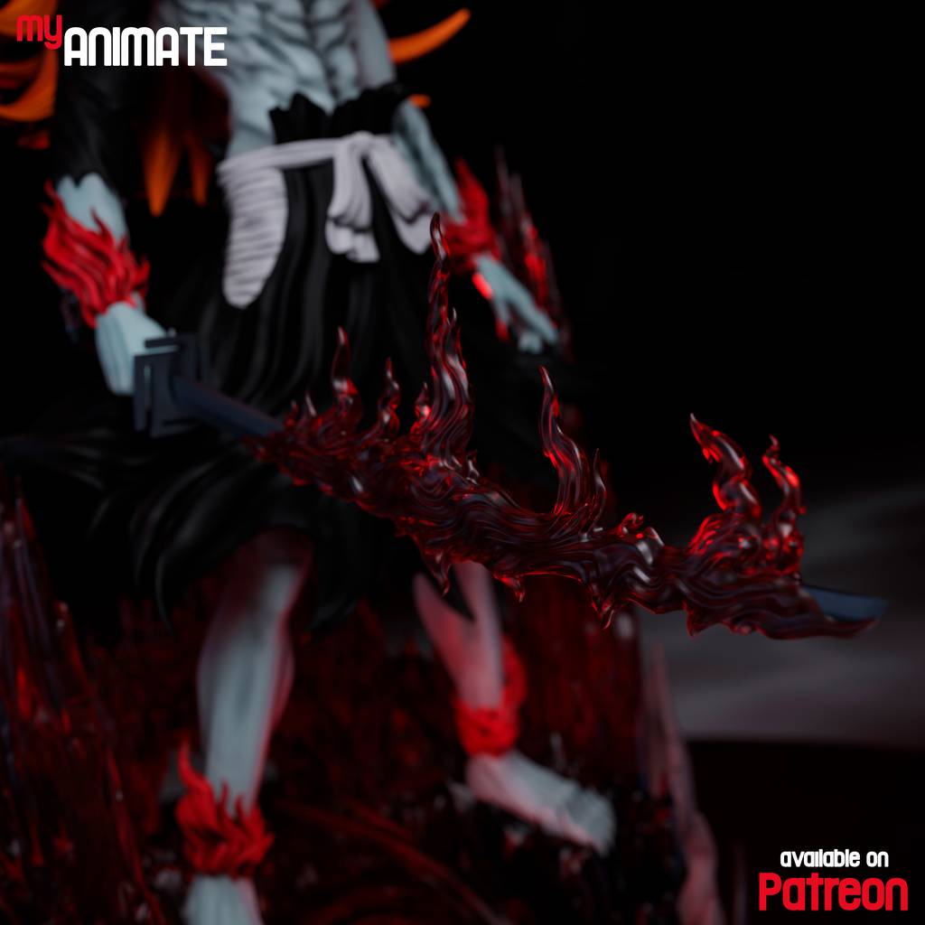 P站图纸印象馆 MyAnimate 死神 黑崎一护 MyAnimate 死神 黑崎一护