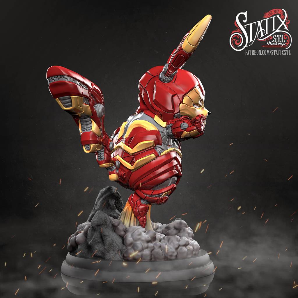 P站图纸印象馆 STATIX 漫威 钢铁比卡丘 STATIX 漫威 钢铁比卡丘