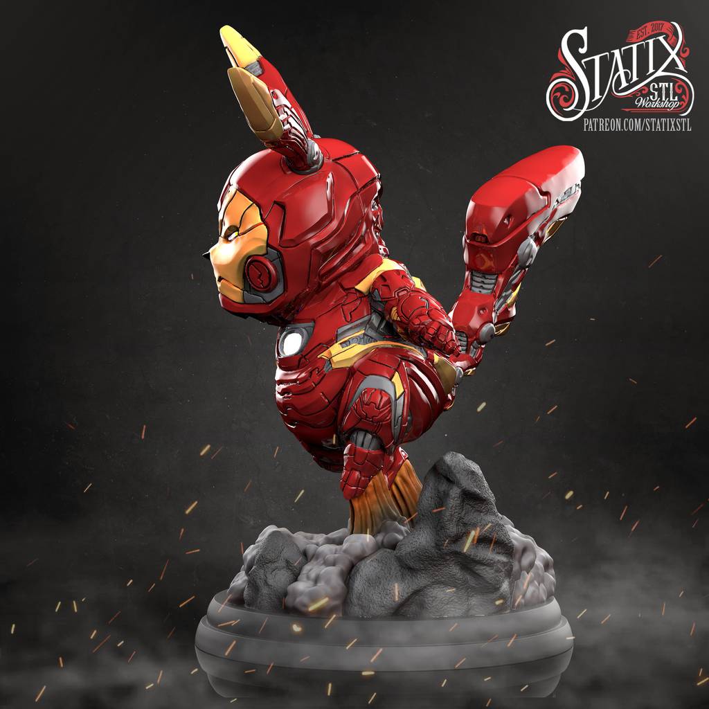 P站图纸印象馆 STATIX 漫威 钢铁比卡丘 STATIX 漫威 钢铁比卡丘