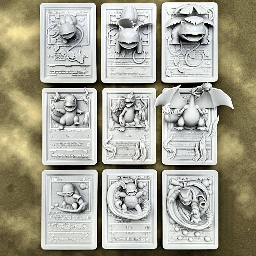 P站图纸印象馆 神奇宝贝和进化版皮卡丘10件套 神奇宝贝和进化版皮卡丘10件套