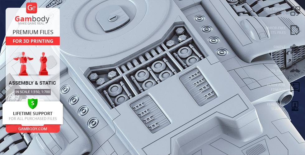 P站图纸印象馆 Gambody 星际迷航 联邦星舰挑战号 Gambody 星际迷航 联邦星舰挑战号