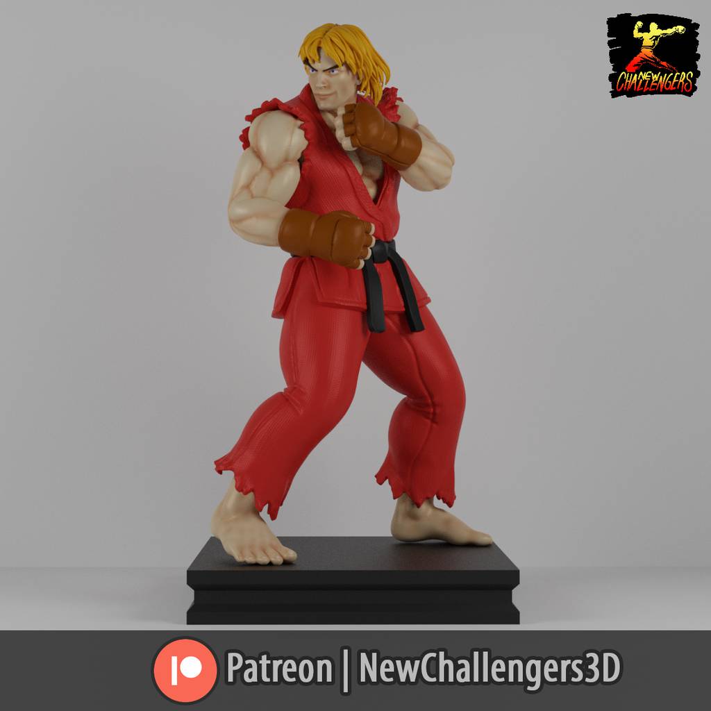 P站图纸印象馆 街头霸王 肯·马斯达斯 街头霸王 肯·马斯达斯