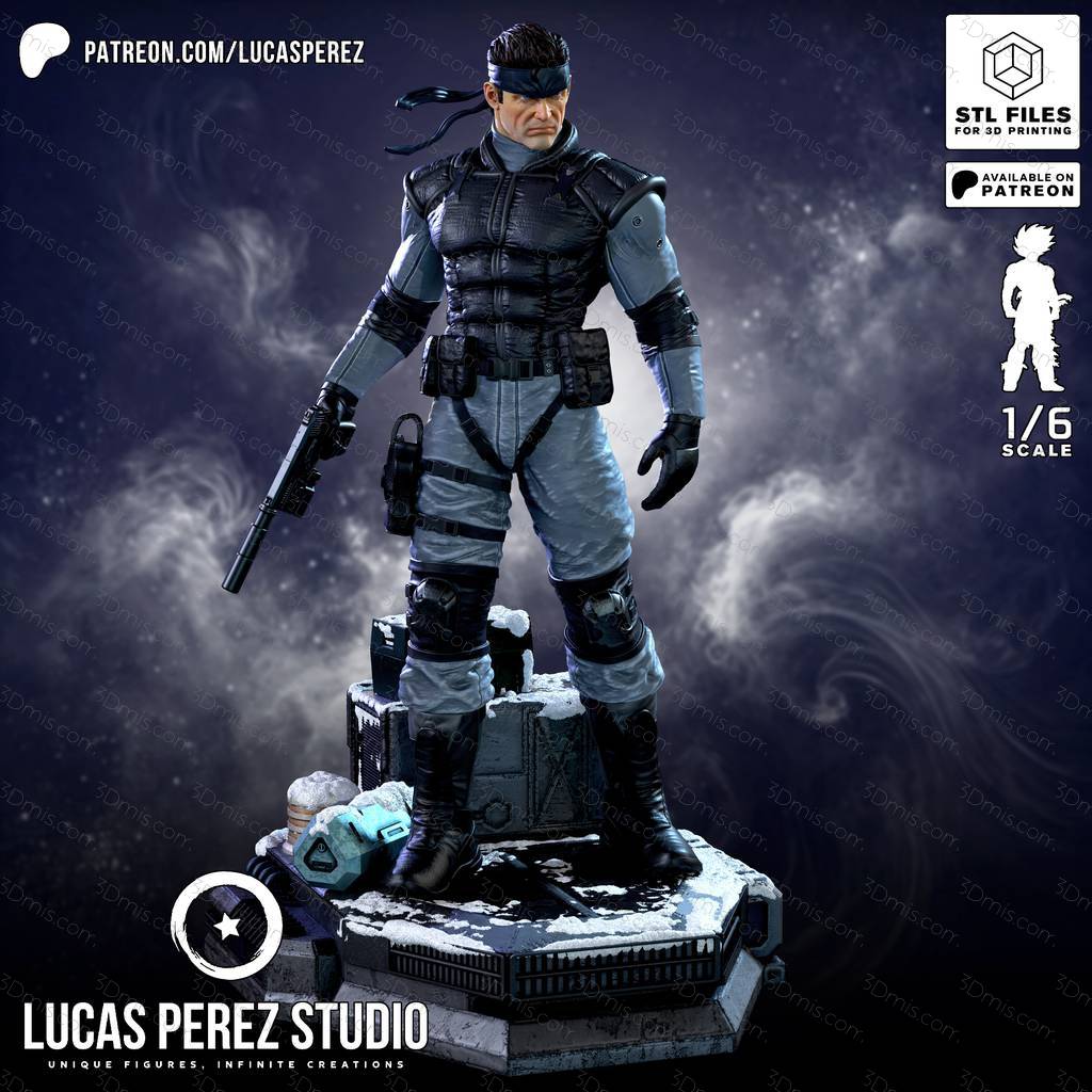 P站图纸印象馆 Lucas Perez 合金装备 索利德·斯内克 Lucas Perez 合金装备 索利德·斯内克