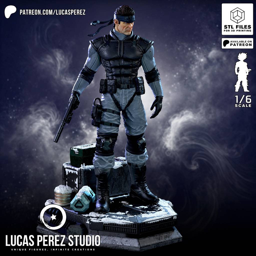 P站图纸印象馆 Lucas Perez 合金装备 索利德·斯内克 Lucas Perez 合金装备 索利德·斯内克