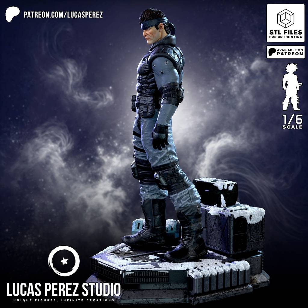 P站图纸印象馆 Lucas Perez 合金装备 索利德·斯内克 Lucas Perez 合金装备 索利德·斯内克