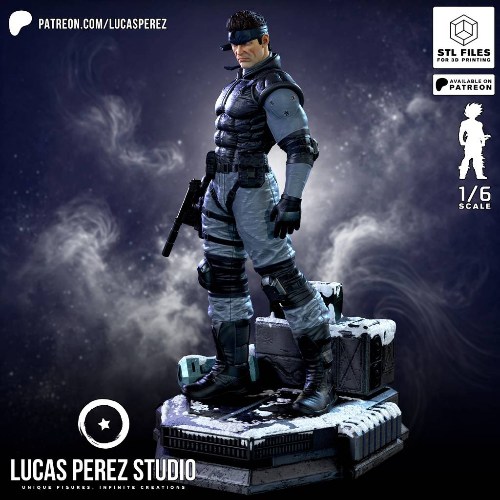 P站图纸印象馆 Lucas Perez 合金装备 索利德·斯内克 Lucas Perez 合金装备 索利德·斯内克
