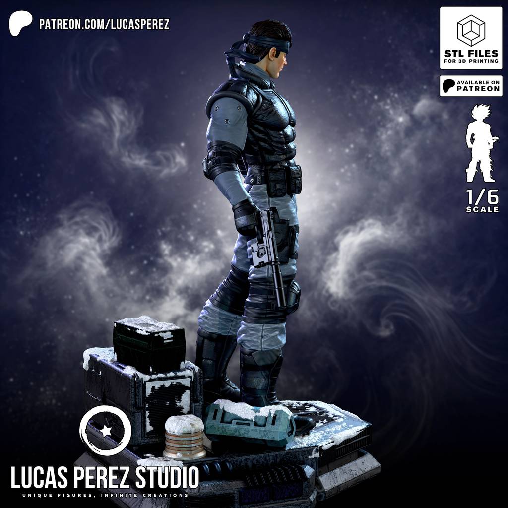 P站图纸印象馆 Lucas Perez 合金装备 索利德·斯内克 Lucas Perez 合金装备 索利德·斯内克