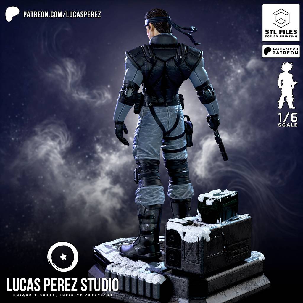 P站图纸印象馆 Lucas Perez 合金装备 索利德·斯内克 Lucas Perez 合金装备 索利德·斯内克