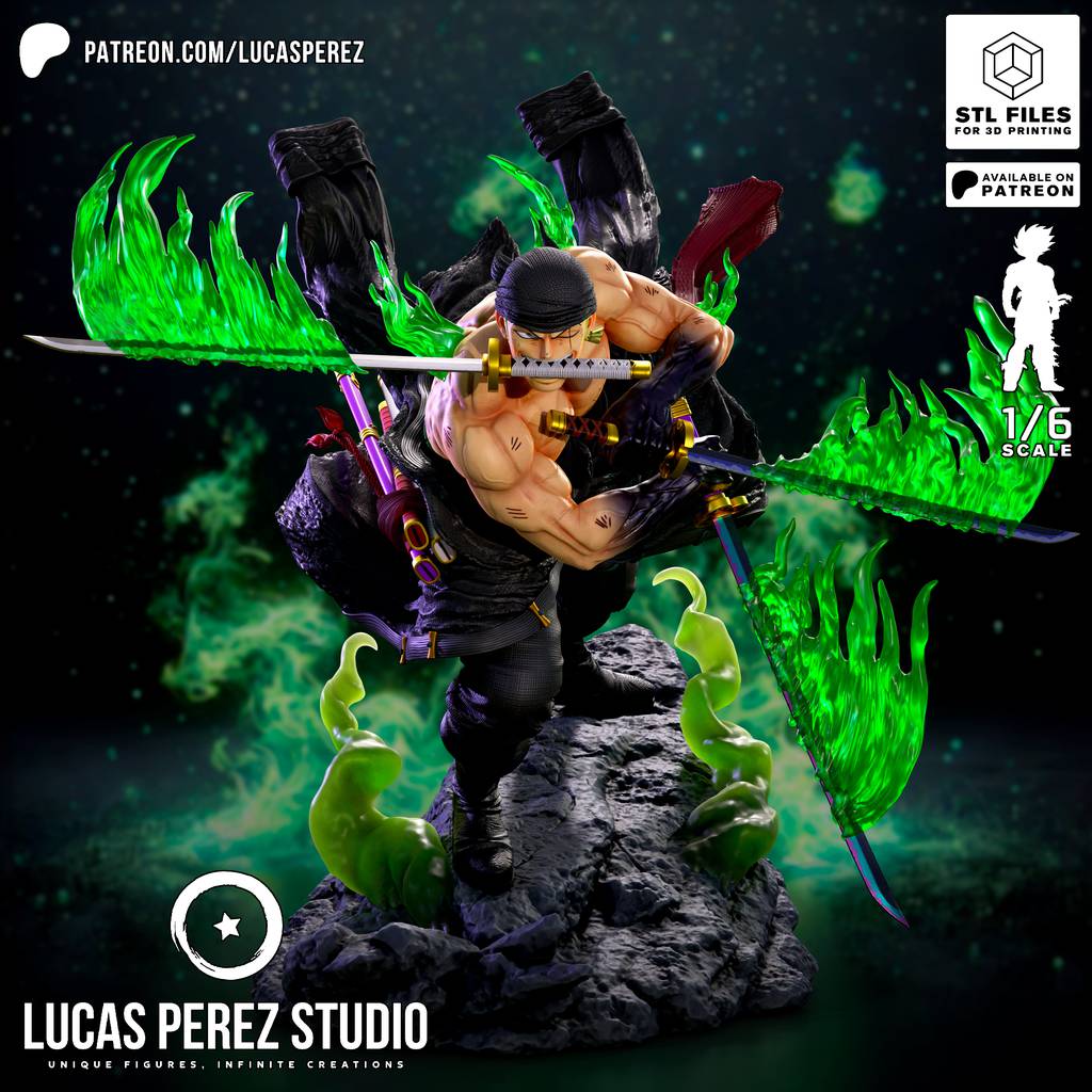 P站图纸印象馆 Lucas Perez 海贼王 索隆 Lucas Perez 海贼王 索隆