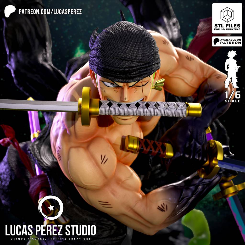 P站图纸印象馆 Lucas Perez 海贼王 索隆 Lucas Perez 海贼王 索隆