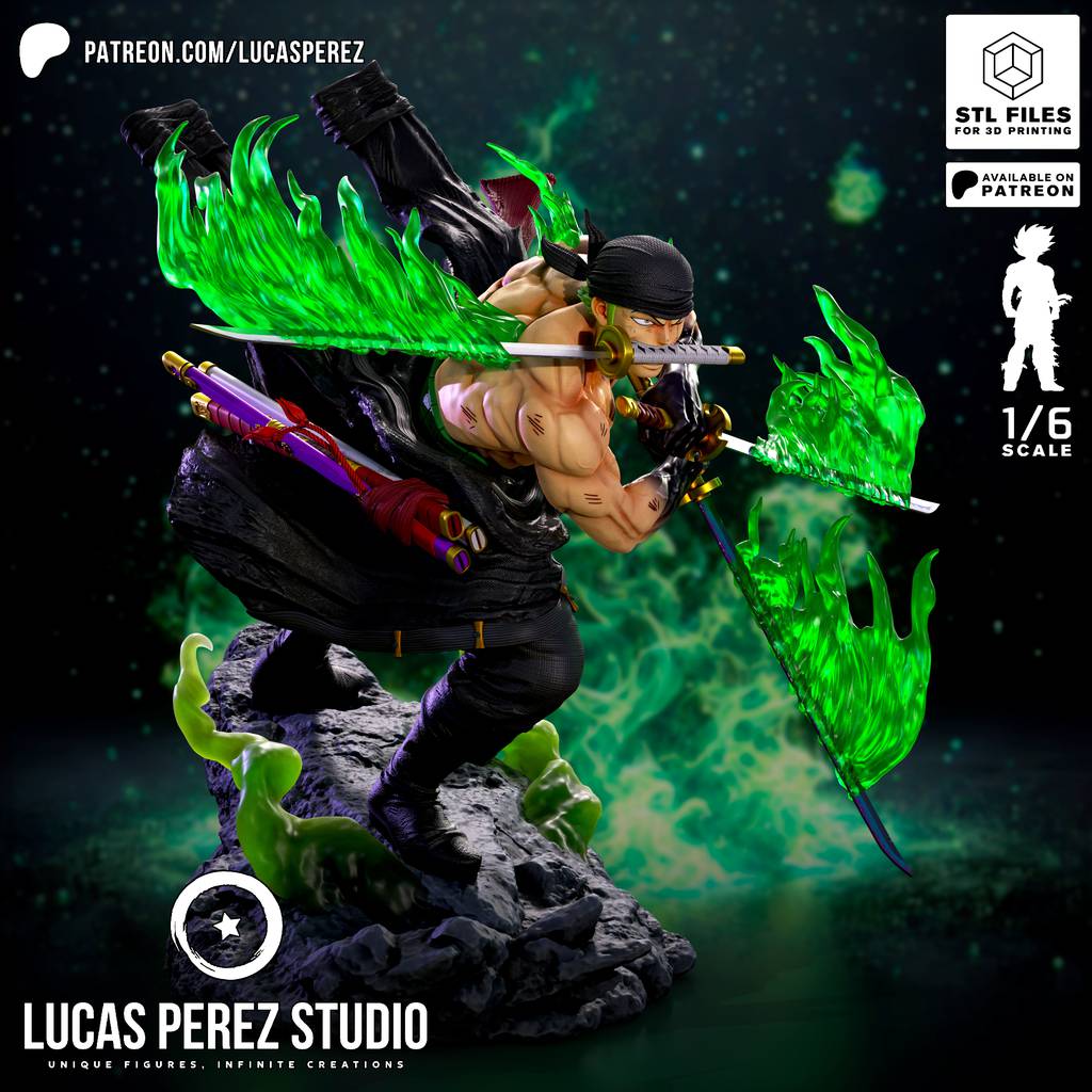 P站图纸印象馆 Lucas Perez 海贼王 索隆 Lucas Perez 海贼王 索隆