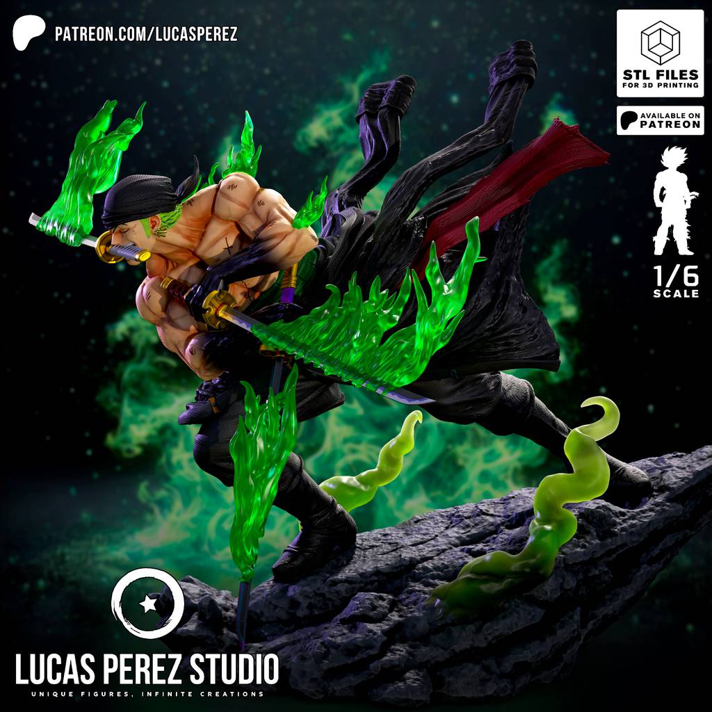 P站图纸印象馆 Lucas Perez 海贼王 索隆 Lucas Perez 海贼王 索隆