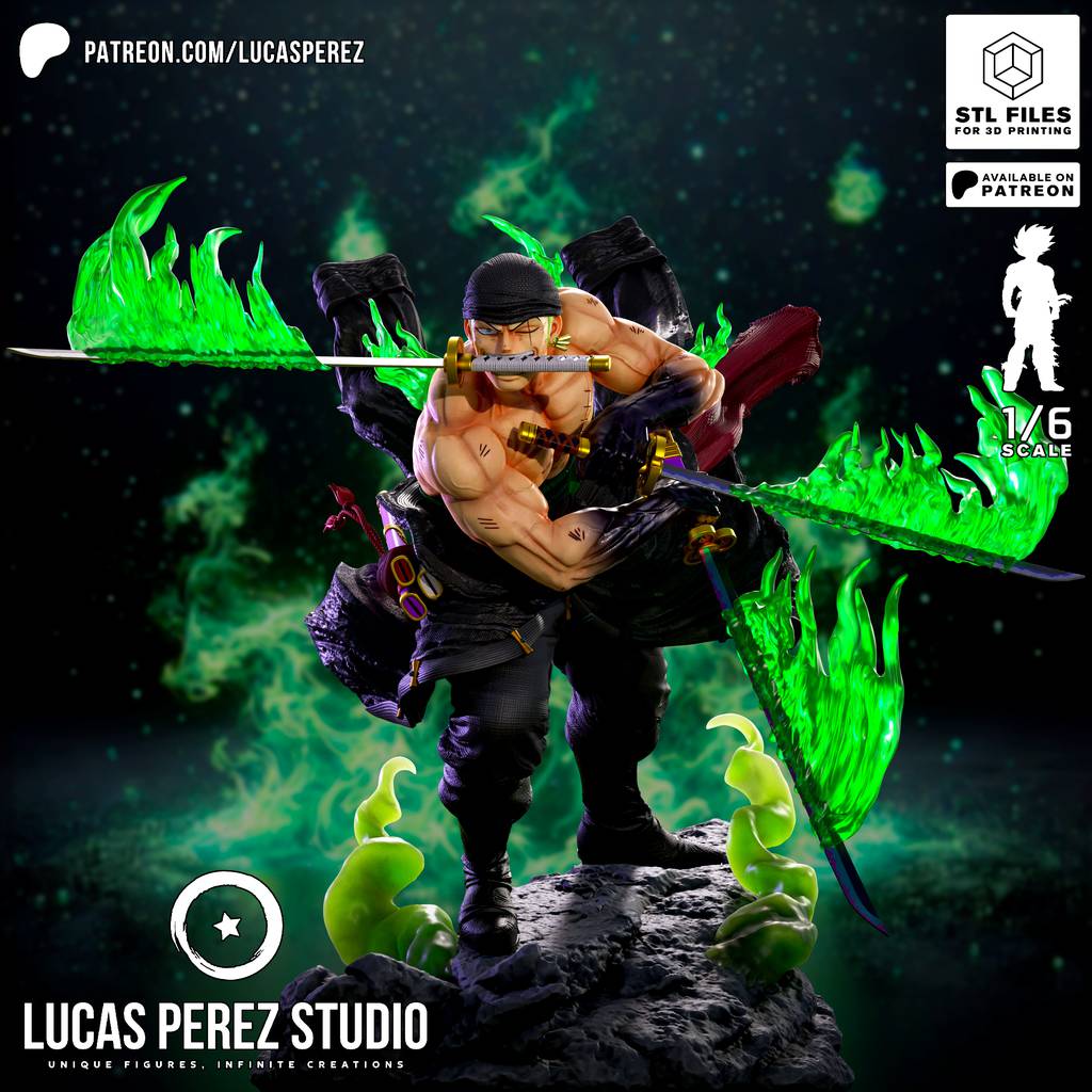 P站图纸印象馆 Lucas Perez 海贼王 索隆 Lucas Perez 海贼王 索隆