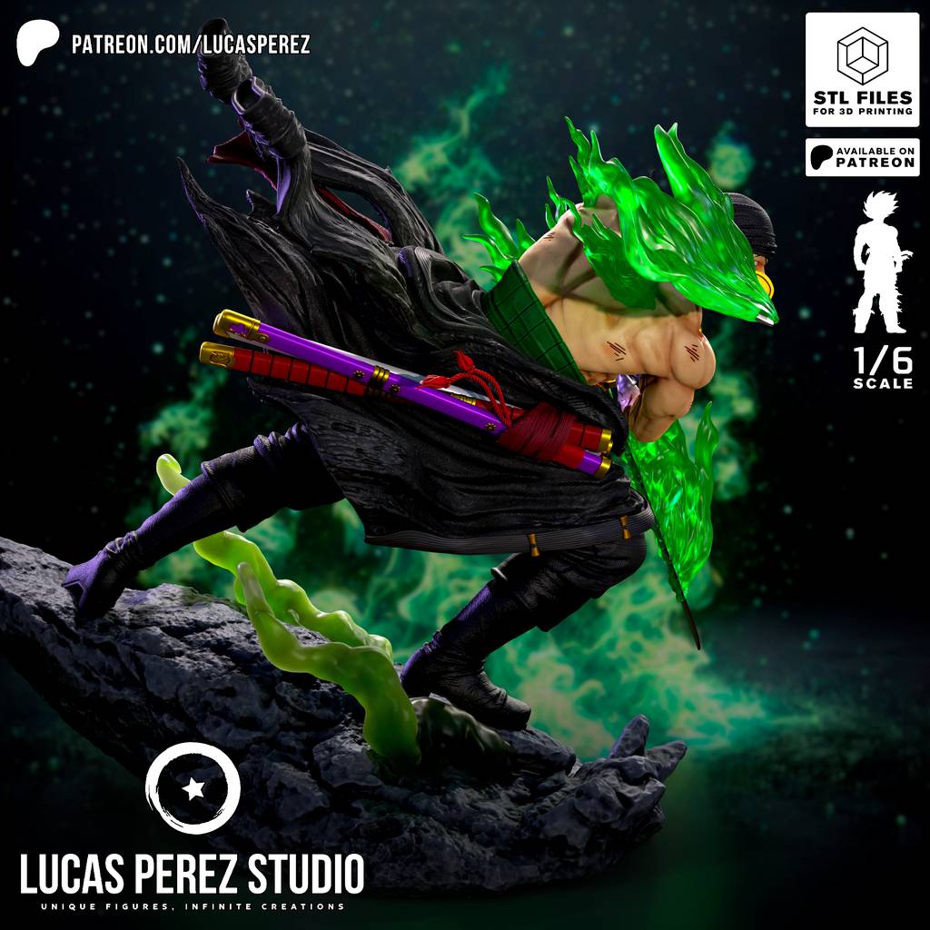 P站图纸印象馆 Lucas Perez 海贼王 索隆 Lucas Perez 海贼王 索隆