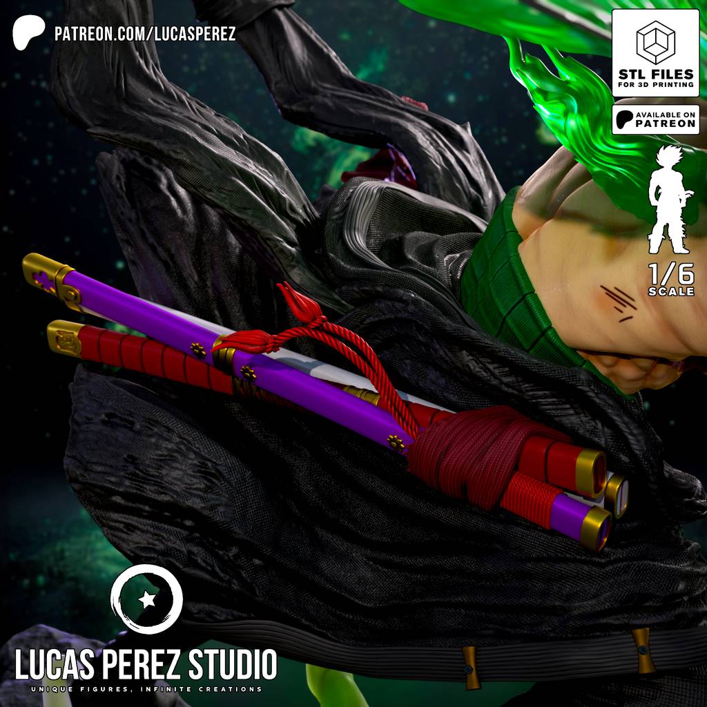 P站图纸印象馆 Lucas Perez 海贼王 索隆 Lucas Perez 海贼王 索隆