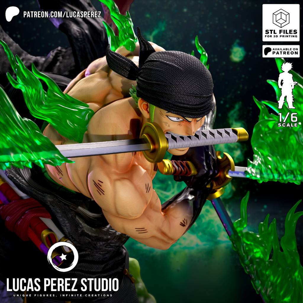 P站图纸印象馆 Lucas Perez 海贼王 索隆 Lucas Perez 海贼王 索隆