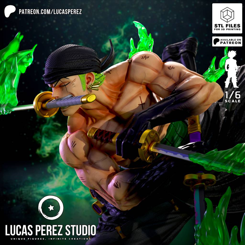 P站图纸印象馆 Lucas Perez 海贼王 索隆 Lucas Perez 海贼王 索隆