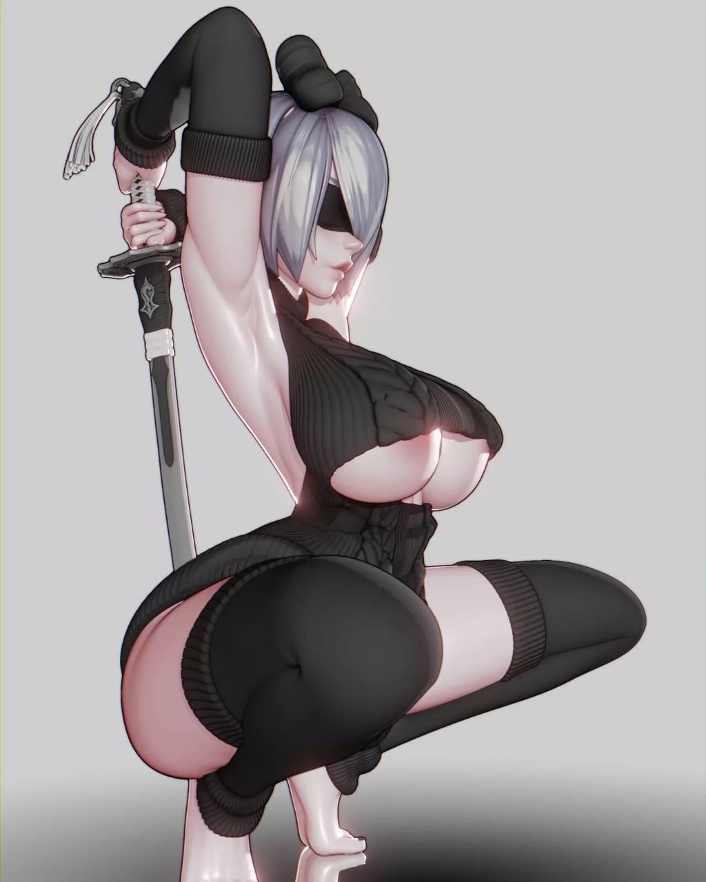 P站图纸印象馆 尼尔:机械纪元 尤尔哈2B 尼尔:机械纪元 尤尔哈2B