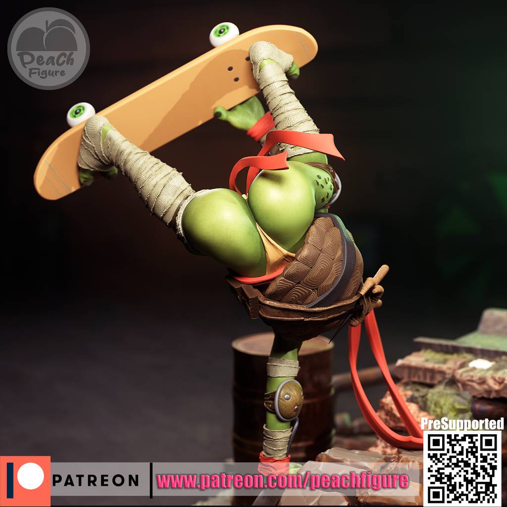 P站图纸印象馆 Peach Figure 忍者神龟 拉斐拉 Peach Figure 忍者神龟 拉斐拉