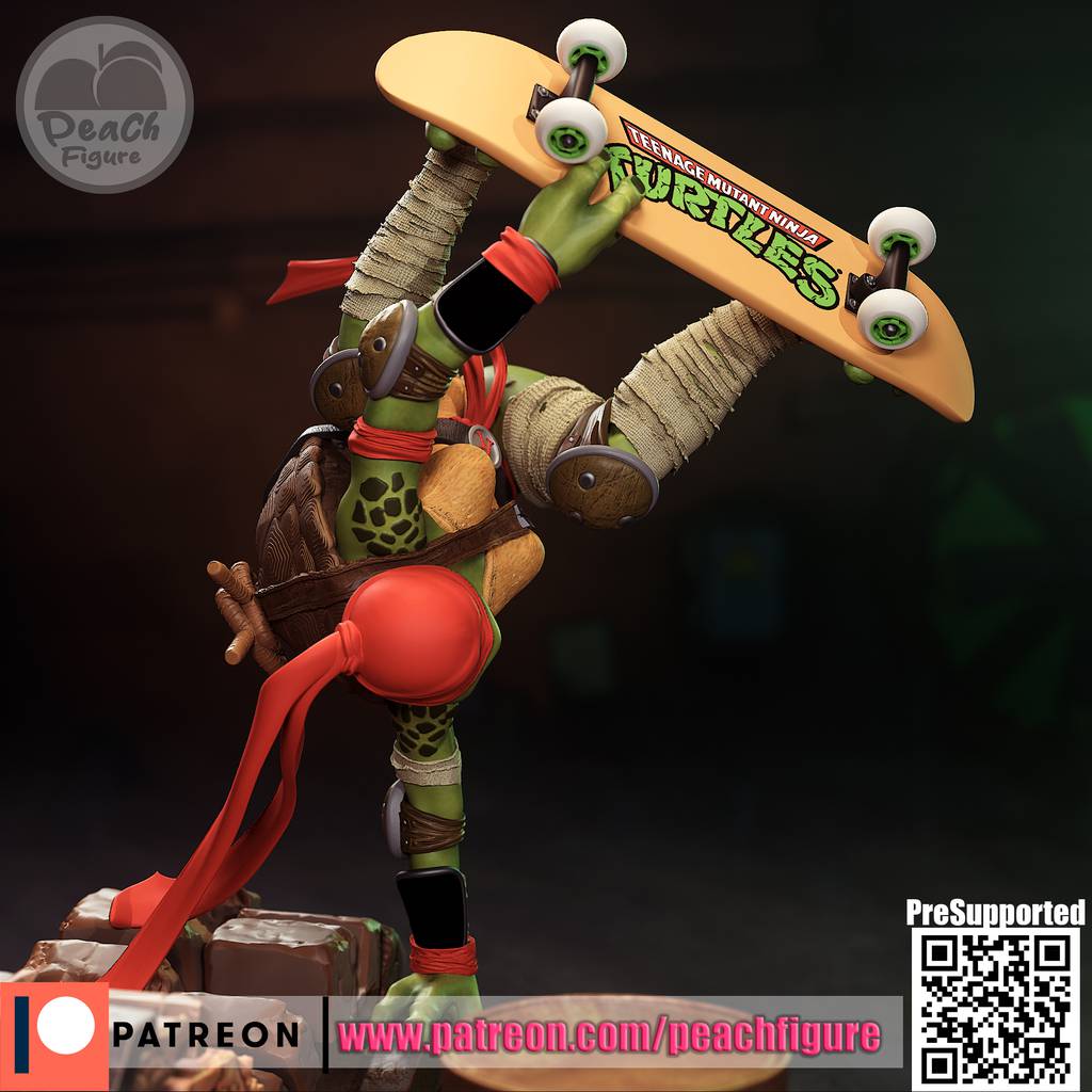 P站图纸印象馆 Peach Figure 忍者神龟 拉斐拉 Peach Figure 忍者神龟 拉斐拉