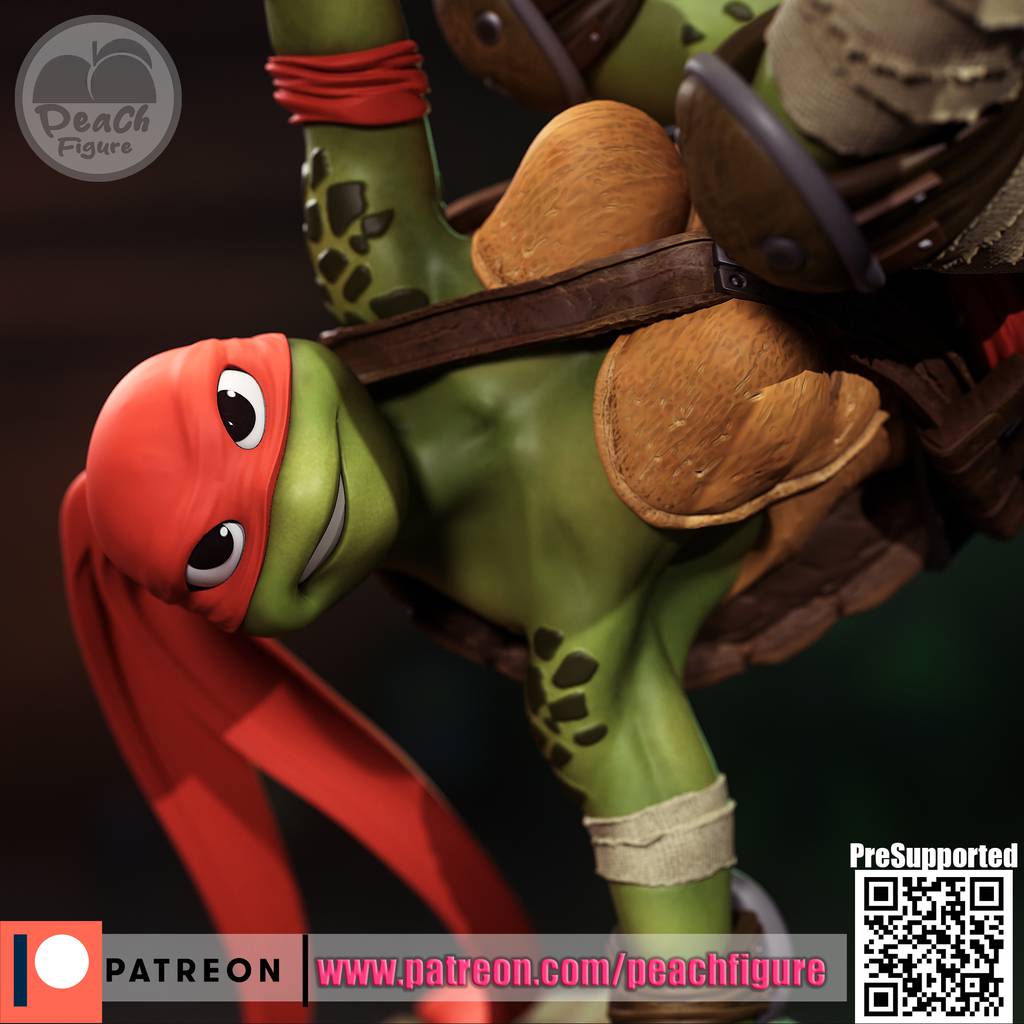 P站图纸印象馆 Peach Figure 忍者神龟 拉斐拉 Peach Figure 忍者神龟 拉斐拉