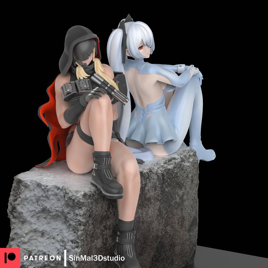 P站图纸印象馆 Sin3Dstudio 胜利女神:妮姬 格拉维和灰姑娘 Sin3Dstudio 胜利女神:妮姬 格拉维和灰姑娘