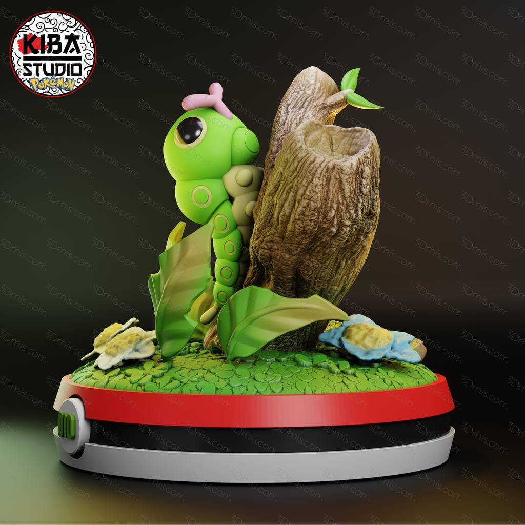 P站图纸印象馆 Kaidan 精灵宝可梦 绿毛虫 Kaidan 精灵宝可梦 绿毛虫