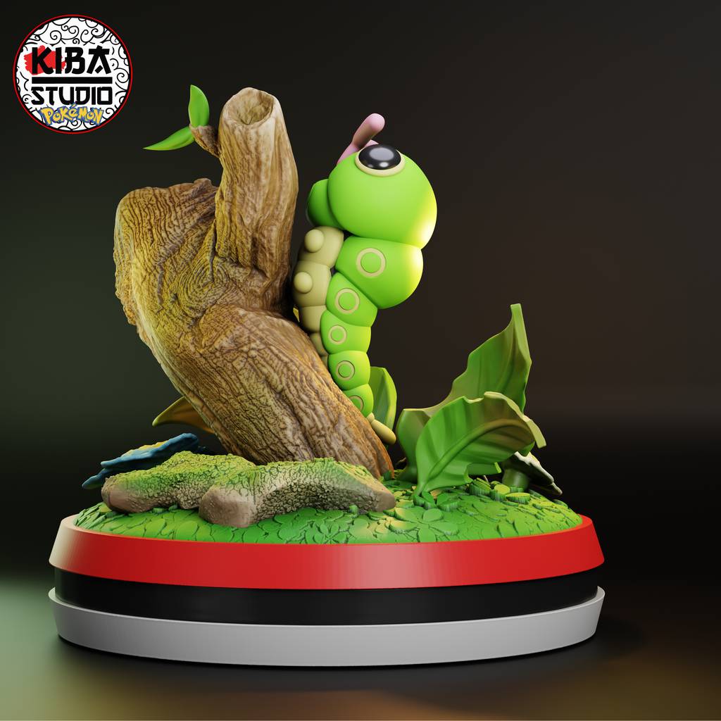 P站图纸印象馆 Kaidan 精灵宝可梦 绿毛虫 Kaidan 精灵宝可梦 绿毛虫