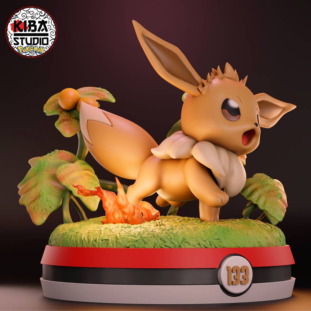 P站图纸印象馆 Kaidan 精灵宝可梦 伊布 Kaidan 精灵宝可梦 伊布