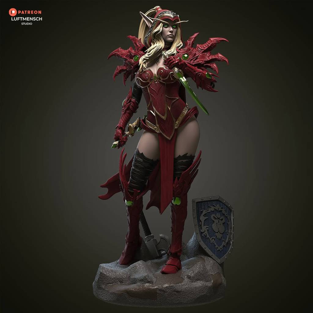 P站图纸印象馆 LuftMensch 魔兽世界 瓦莉拉·萨古纳尔 LuftMensch 魔兽世界 瓦莉拉·萨古纳尔