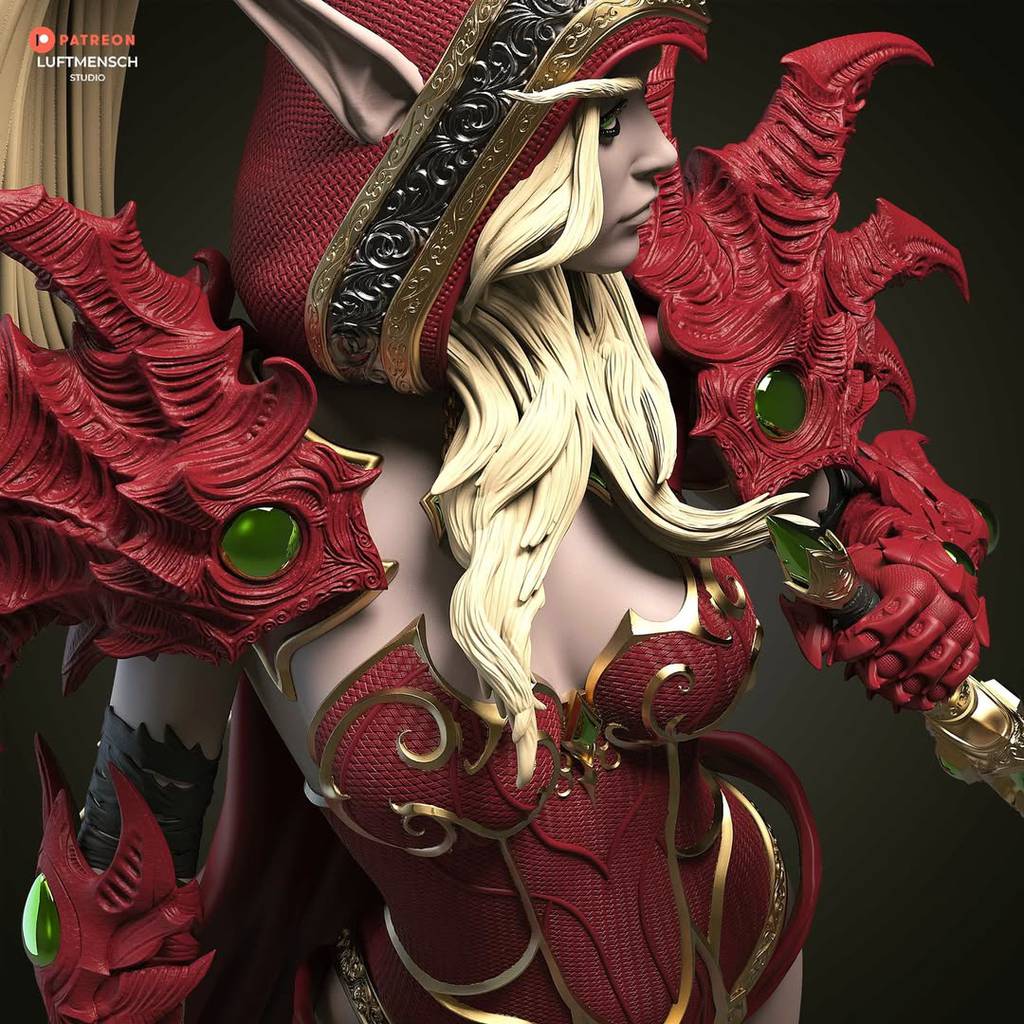 P站图纸印象馆 LuftMensch 魔兽世界 瓦莉拉·萨古纳尔 LuftMensch 魔兽世界 瓦莉拉·萨古纳尔